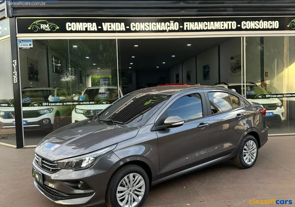 Fiat-RO-Rolim+de+Moura-CRONOS+DRIVE+1.3+8V+Flex+Aut.-2025+Flex-Cinza