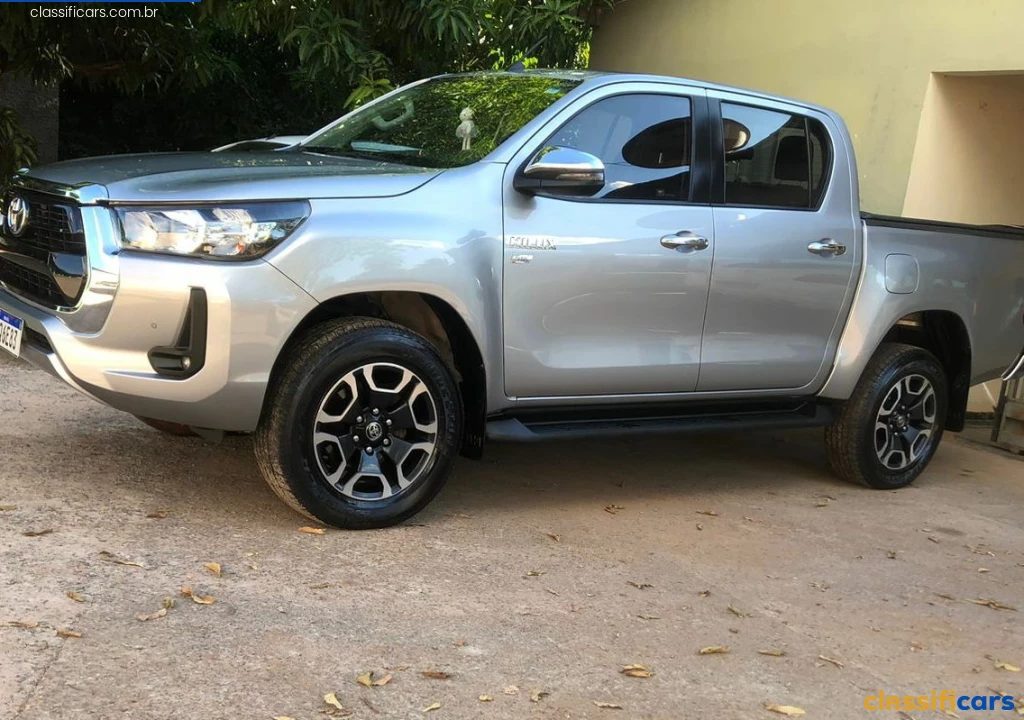 Toyota-Hilux+CD+SRV+4x2+2.7+Flex+16V+Aut.-2021+Gasolina-PRATA