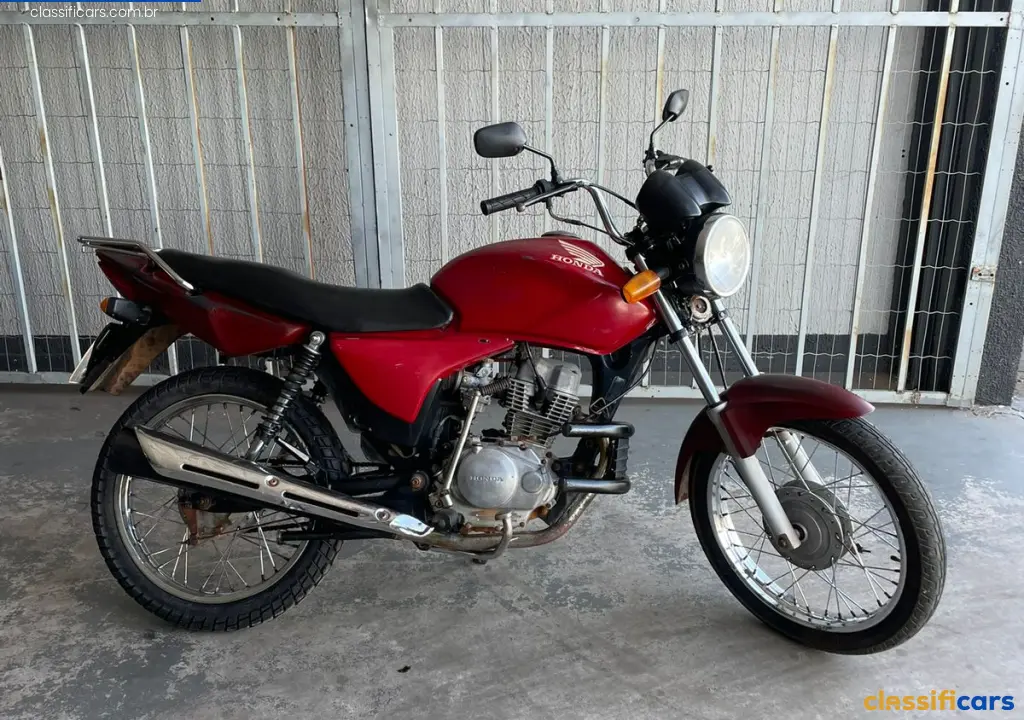 HONDA-CG+150+TITAN-KS%2F+TITAN-JOB-2007+Gasolina-VERMELHA