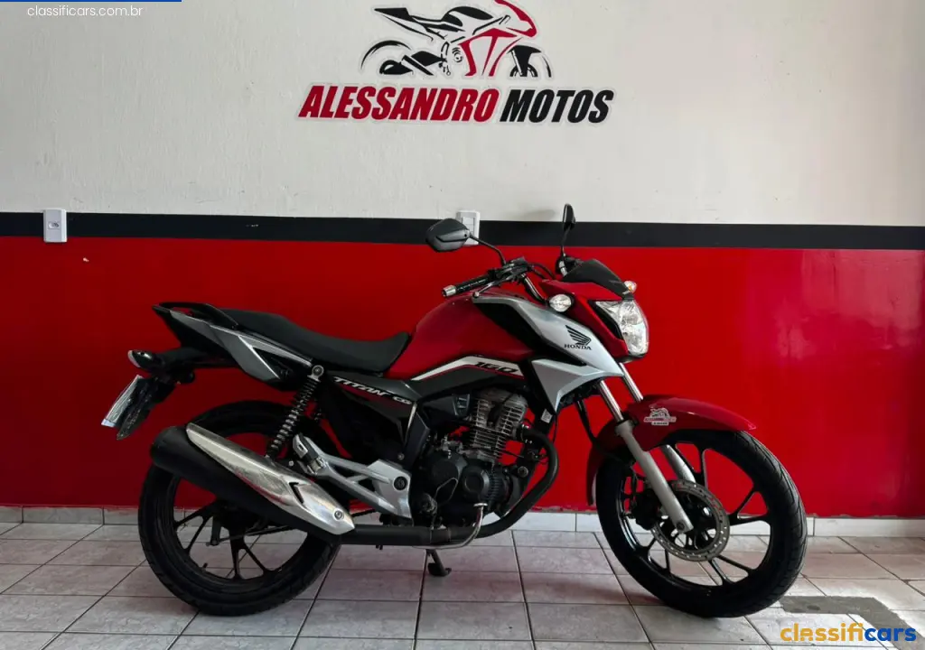 HONDA-MT-Cuiab%C3%A1-CG+160+TITAN+FLEXONE%2FEd.Especial+40+Anos-2023-Vermelha