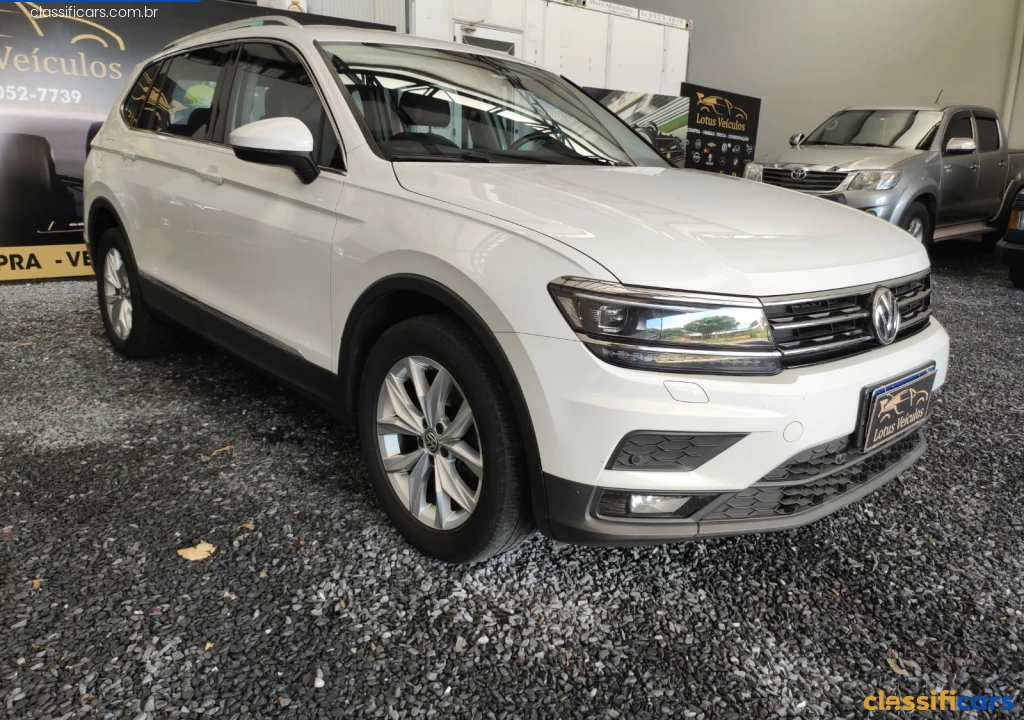 VW+-+VolksWagen-TIGUAN+Allspac+250+TSI+1.4+Flex-2018+Gasolina-BRANCO