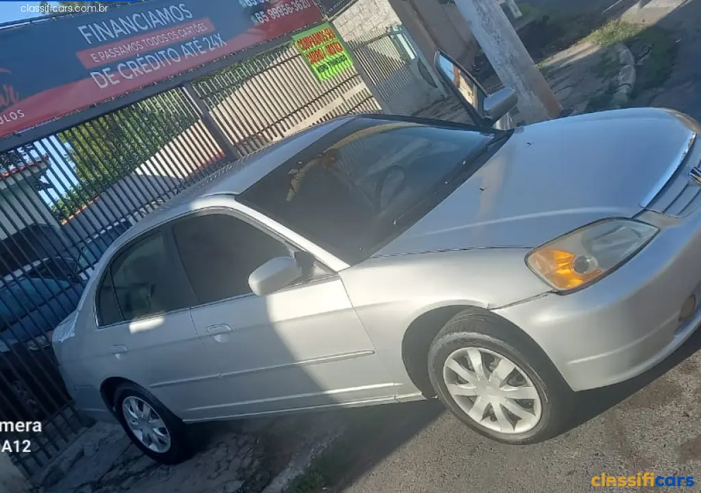 Honda-MT-V%C3%A1rzea+Grande-Civic+Sedan+LX%2FLXL+1.7+16V+115cv+Aut.+4p-2003+Gasolina-Prata