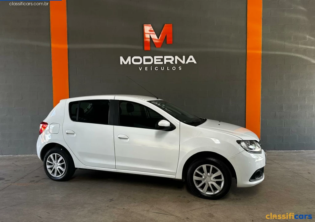 Renault-SANDERO+Expression+Flex+1.6+16V+5p-2018+Gasolina-BRANCO