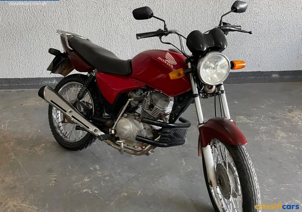HONDA-CG+150+TITAN-KS%2F+TITAN-JOB-2007+Gasolina-VERMELHA