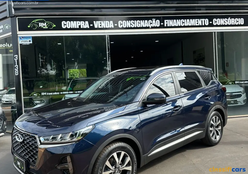 Caoa+Chery-RO-Rolim+de+Moura-Tiggo+7+Pro+Max+Drive+1.6+Turbo+16V+Aut.-2023+Flex-Azul