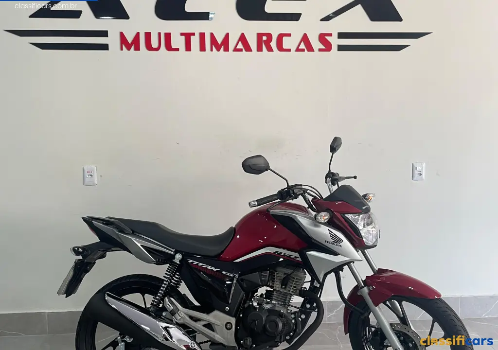 HONDA-MT-V%C3%A1rzea+Grande-CG+160+TITAN+FLEXONE%2FEd.Especial+40+Anos-2024+Flex-Vermelha