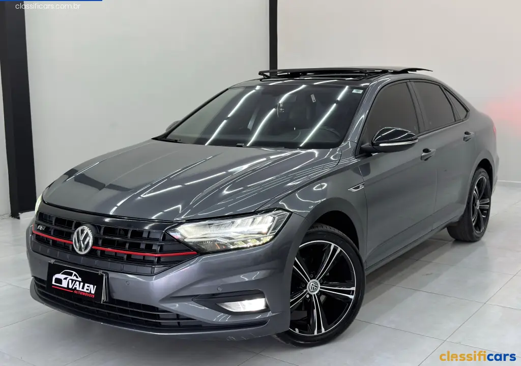 VW+-+VolksWagen-MT-V%C3%A1rzea+Grande-JETTA+R-Line+250+TSI+1.4+Flex+16V+Aut.-2018+Flex-Cinza
