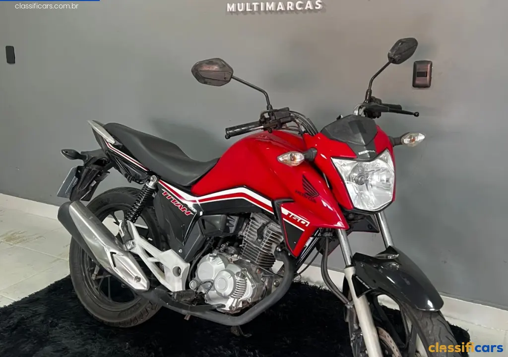 HONDA-MT-V%C3%A1rzea+Grande-CG+160+TITAN+25TH+ANNIVERSARY-2019-Vermelha