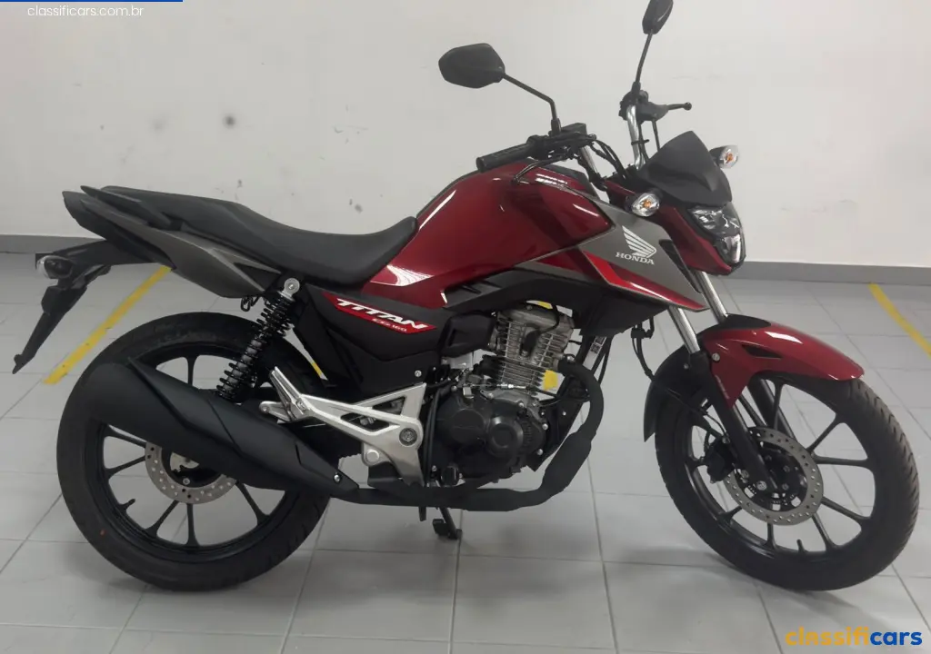 HONDA-MT-V%C3%A1rzea+Grande-CG+160+TITAN+FLEXONE%2FEd.Especial+40+Anos-2025-Vermelha