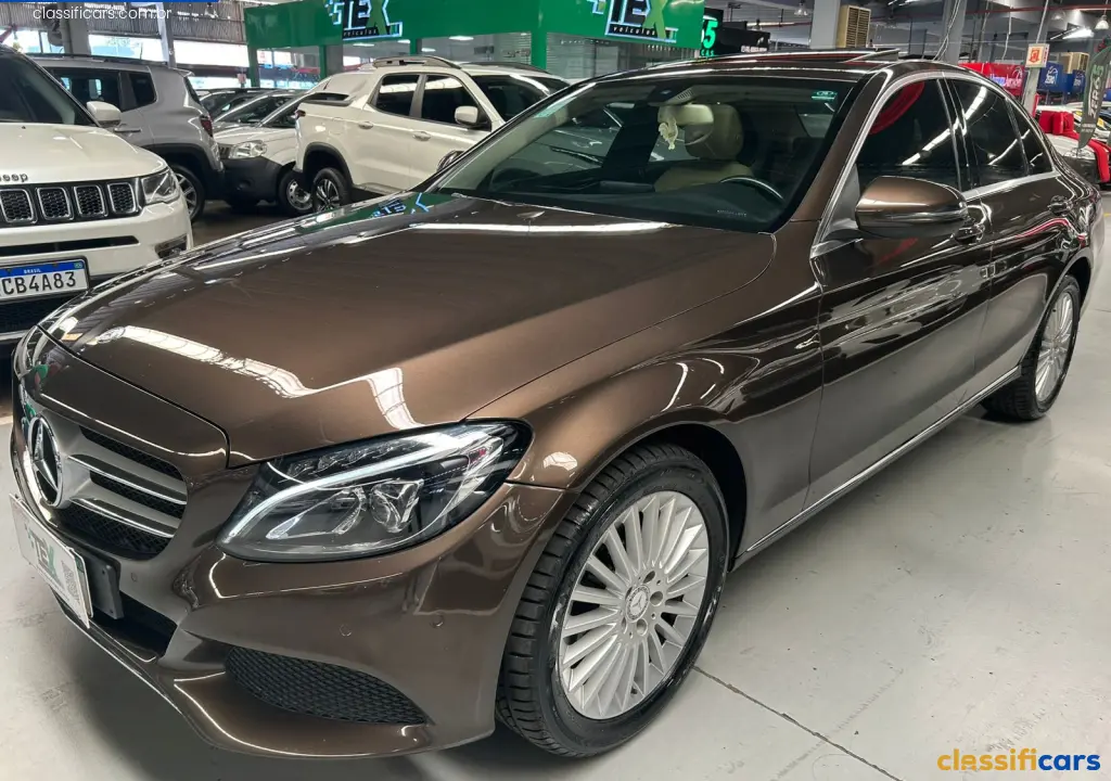 Mercedes-Benz-MT-VARZEA+GRANDE-C-200+Avantgarde+2.0+TB+16V+184cv+Aut.-2016+Gasolina-MARROM