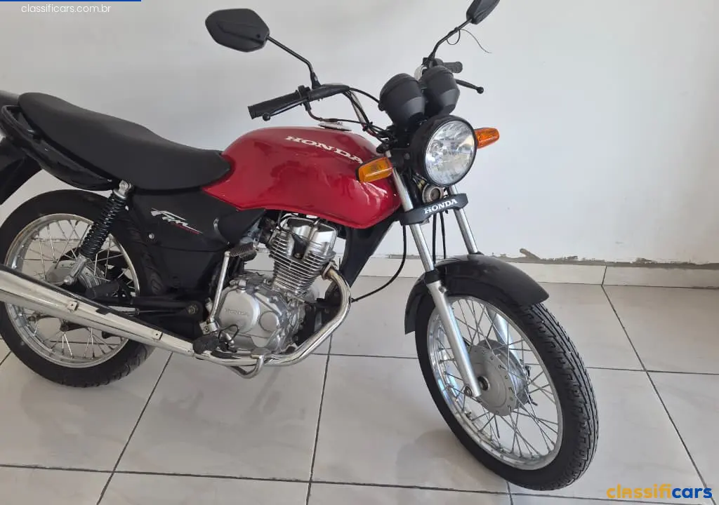 HONDA-MT-CUIABA-CG+125+FAN+%2F+FAN+KS+%2F+125+i+FAN-2007+Gasolina-Vermelha