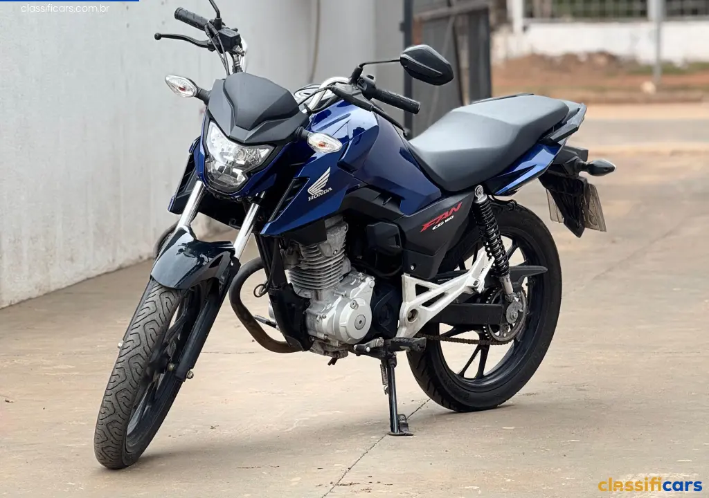 HONDA-MT-V%C3%A1rzea+Grande-CG+160+TITAN+FLEXONE%2FEd.Especial+40+Anos-2018+Flex-AZUL