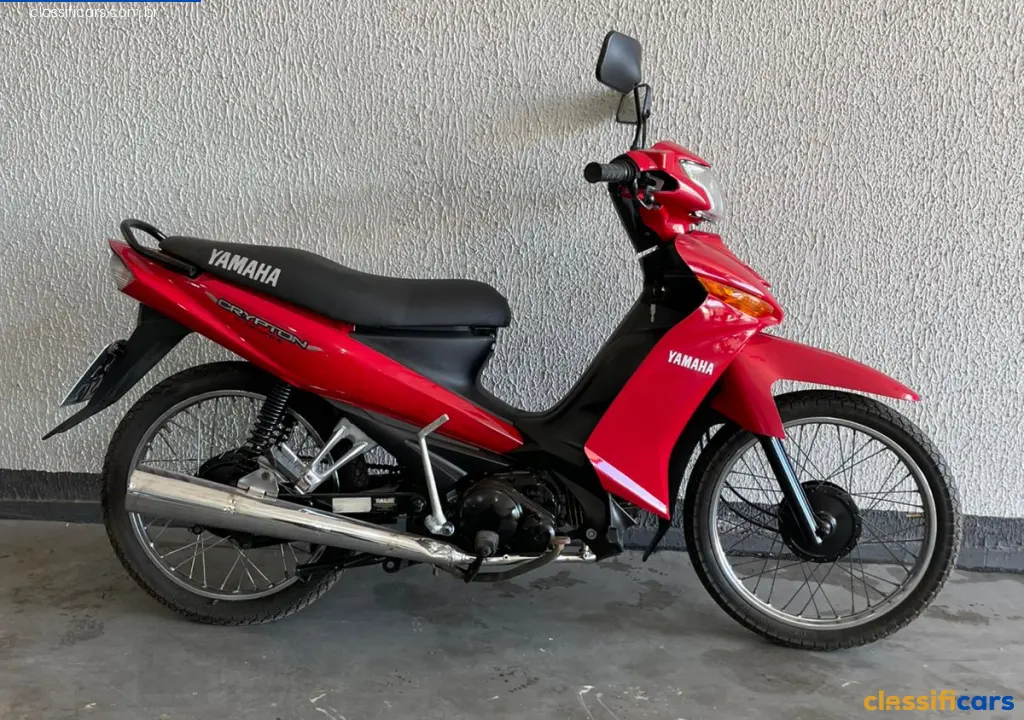 YAMAHA-MT-V%C3%A1rzea+Grande-T115+CRYPTON+K-2010+Gasolina-Vermelha