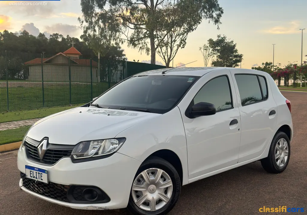 Renault-MT-Primavera+do+Leste-SANDERO+Authentique+Flex+1.0+12V+5p-2017+Gasolina-Branca