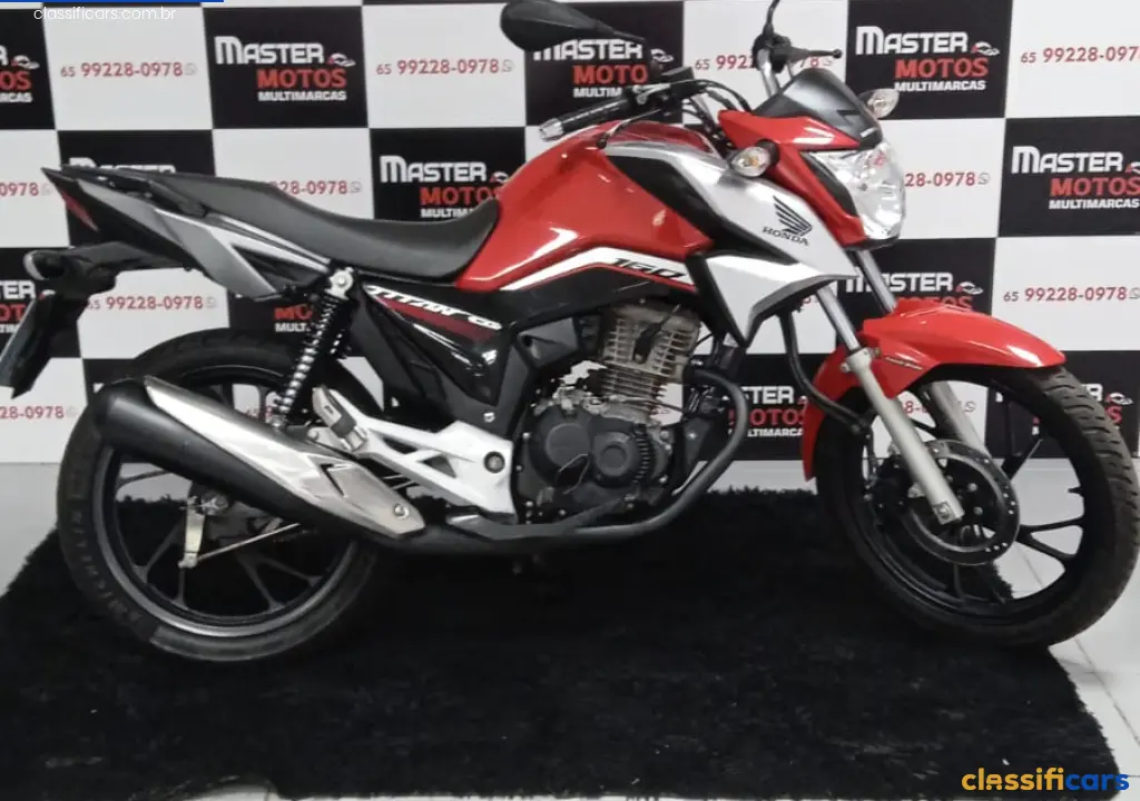 HONDA-MT-V%C3%A1rzea+Grande-CG+160+TITAN+FLEXONE%2FEd.Especial+40+Anos-2022-Vermelha