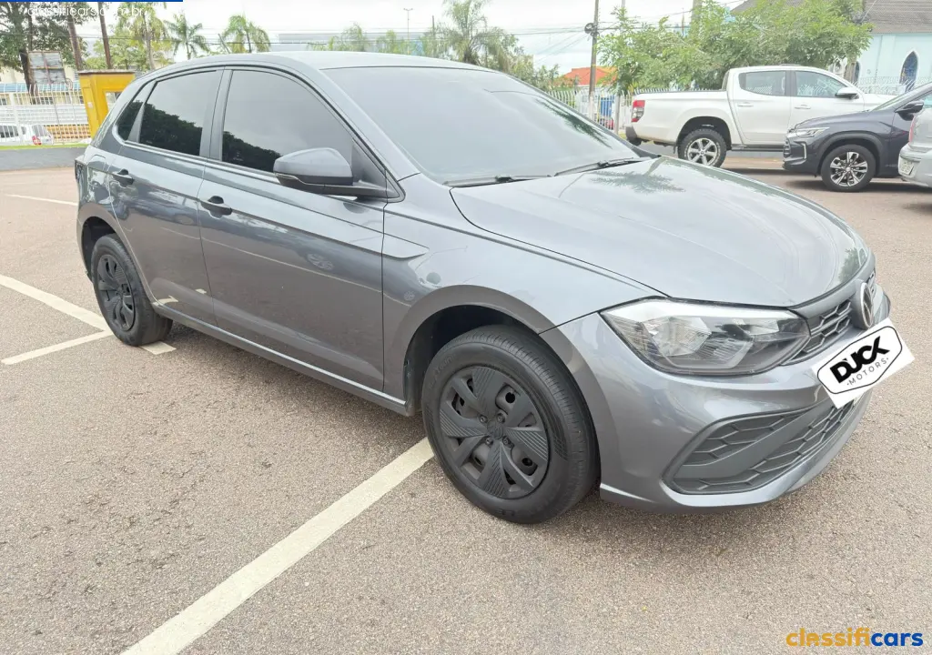 VW+-+VolksWagen-RO-Porto+Velho-Polo+Track+1.0+Flex+12V+5p-2025+Flex-Cinza