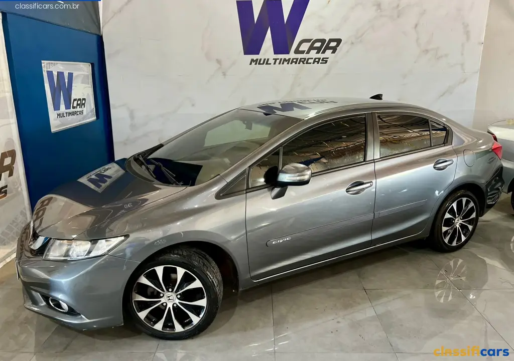 Honda-MT-V%C3%A1rzea+Grande-Civic+Sedan+LXR+2.0+Flexone+16V+Aut.+4p-2014+Gasolina-CINZA