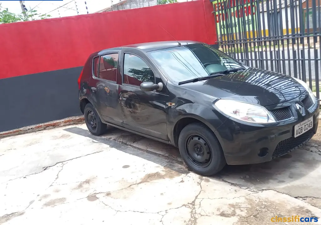 Renault-MT-V%C3%A1rzea+Grande-SANDERO+Expression+Hi-Flex+1.0+16V+5p-2009+Flex-Preta