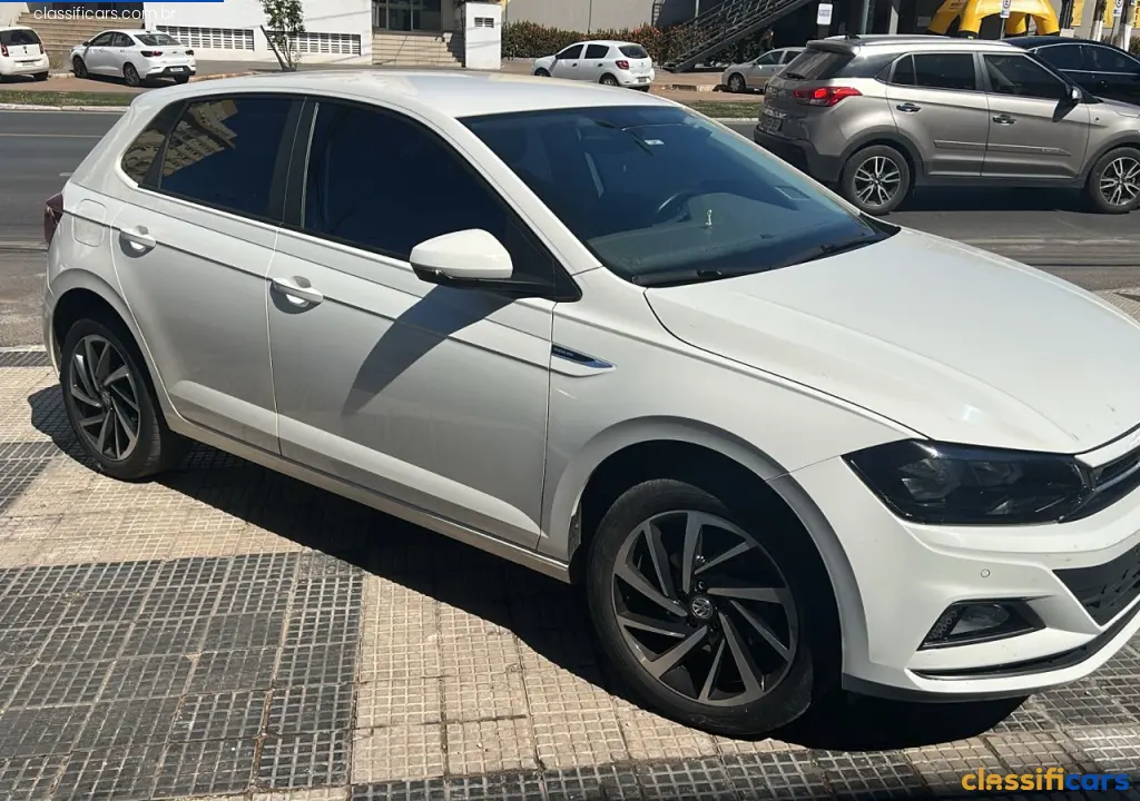 VW+-+VolksWagen-MT-TANGARA+DA+SERRA-Polo+Highline+200+TSI+1.0+Flex+12V+Aut.-2022+Gasolina-BRANCO
