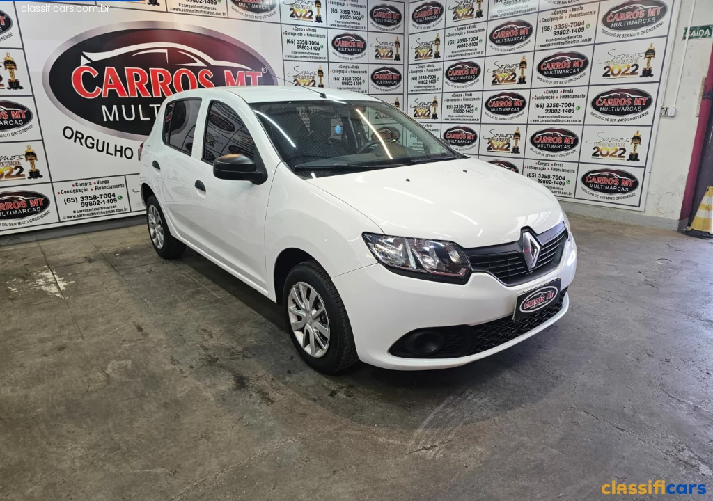 Renault-MT-Cuiab%C3%A1-SANDERO+Authentique+Flex+1.0+12V+5p-2019+Gasolina-branco