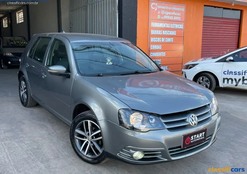 VW+-+VolksWagen-MT-V%C3%A1rzea+Grande-Golf+Sportline+1.6+Mi+Total+Flex+8V+4p-2008+Flex-Cinza
